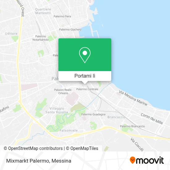 Mappa Mixmarkt Palermo