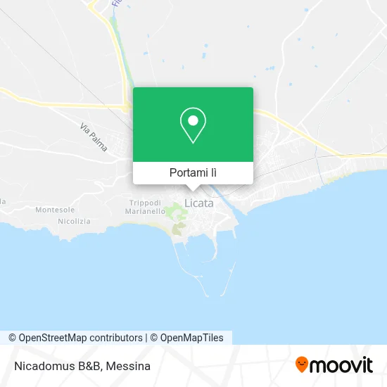 Mappa Nicadomus B&B