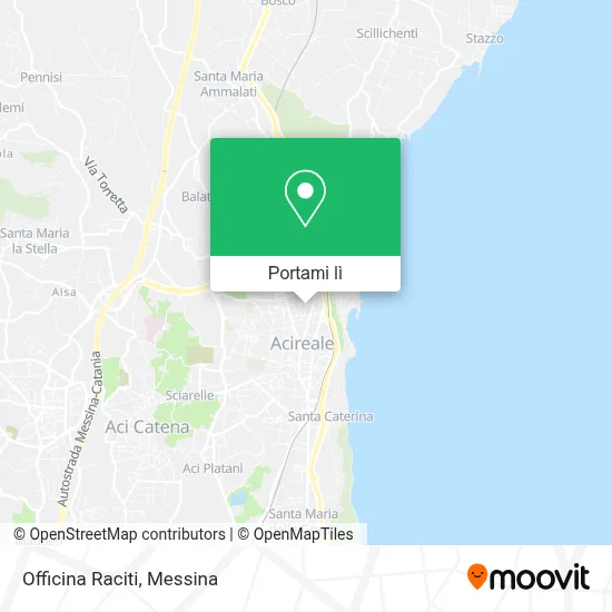 Mappa Officina Raciti