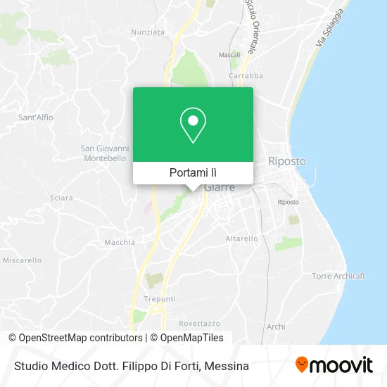 Mappa Studio Medico Dott. Filippo Di Forti