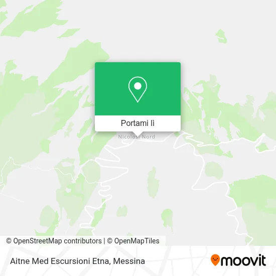 Mappa Aitne Med Escursioni Etna