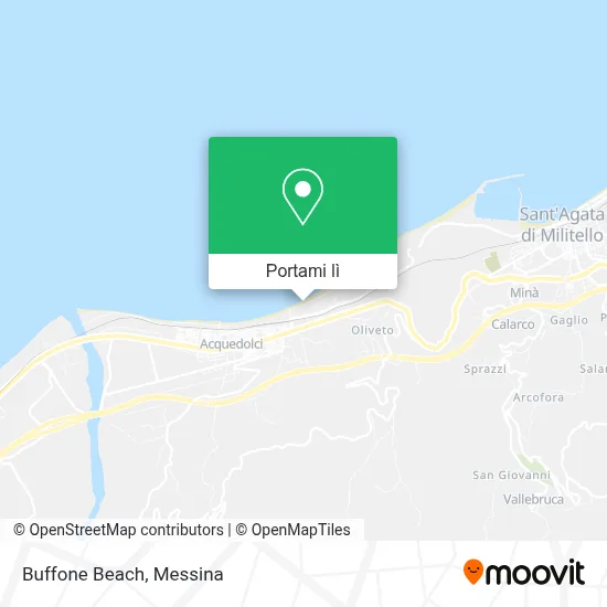 Mappa Buffone Beach