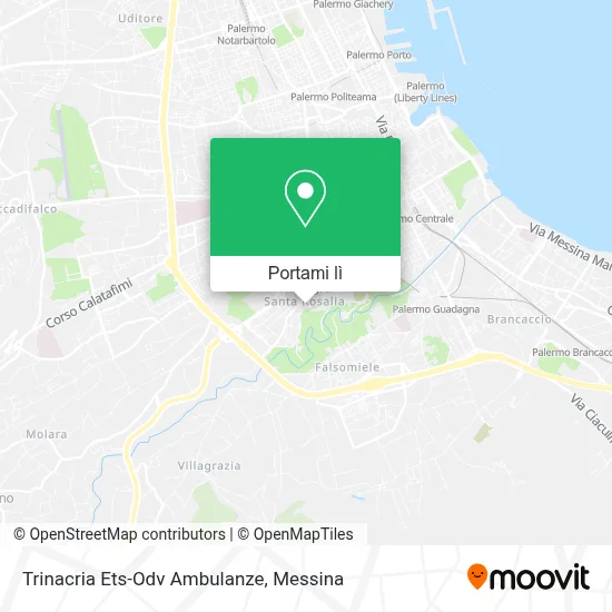 Mappa Trinacria Ets-Odv Ambulanze