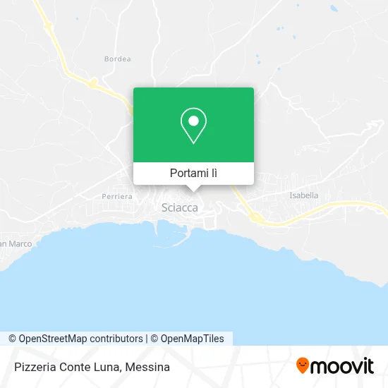 Mappa Pizzeria Conte Luna