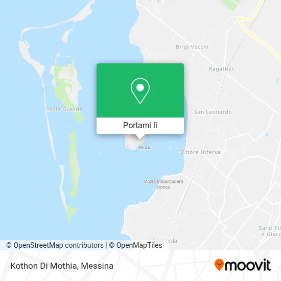 Mappa Kothon Di Mothia