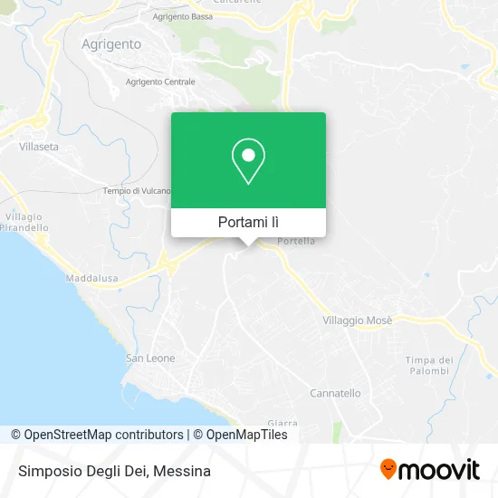 Mappa Simposio Degli Dei