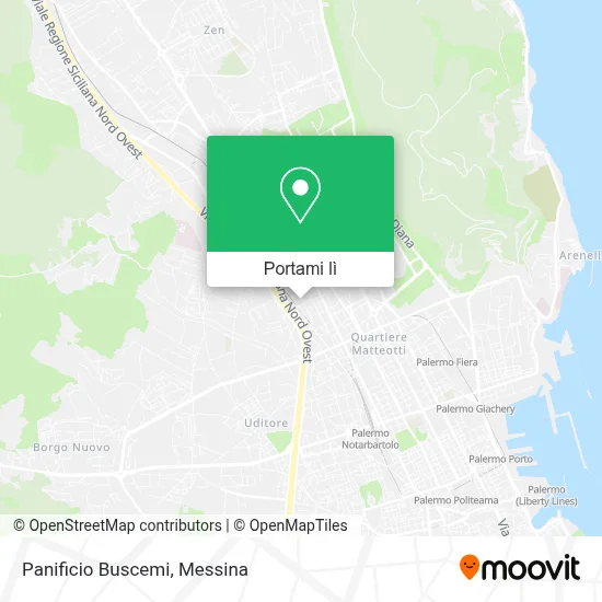 Mappa Panificio Buscemi