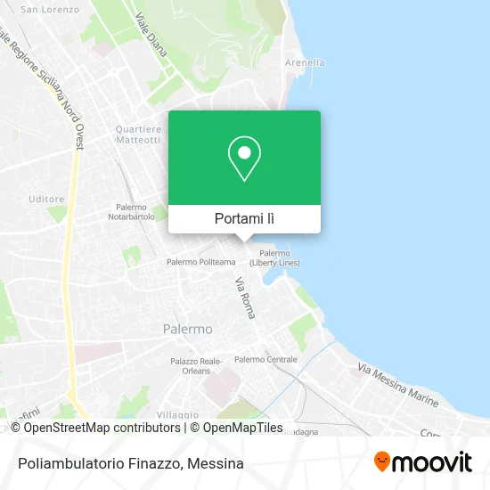 Mappa Poliambulatorio Finazzo