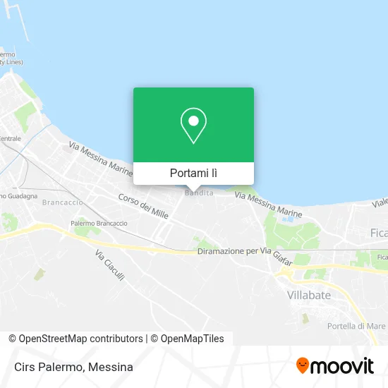 Mappa Cirs Palermo