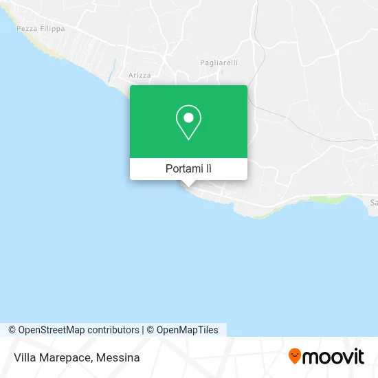 Mappa Villa Marepace