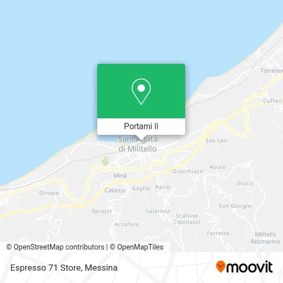 Mappa Espresso 71 Store