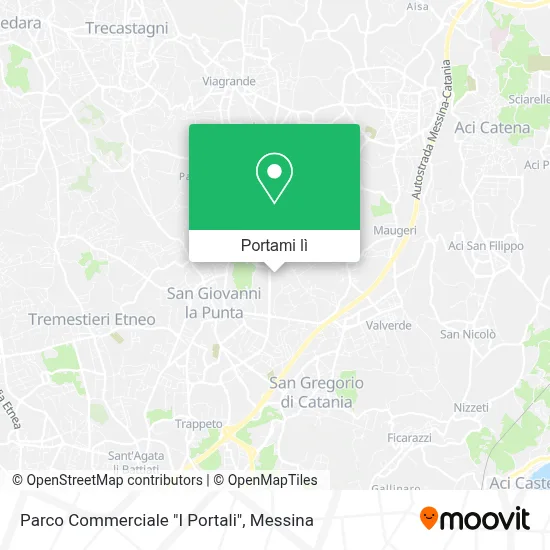 Mappa Parco Commerciale "I Portali"