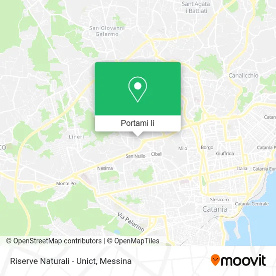Mappa Riserve Naturali - Unict