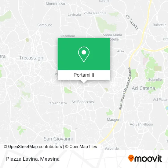 Mappa Piazza Lavina