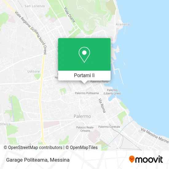 Mappa Garage Politeama