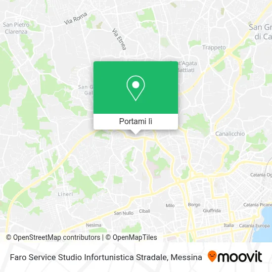Mappa Faro Service Studio Infortunistica Stradale