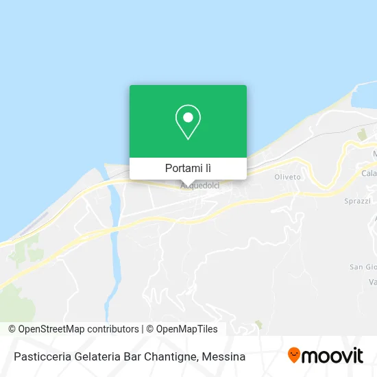 Mappa Pasticceria Gelateria Bar Chantigne