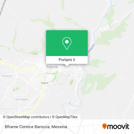 Mappa Bframe Cornice Barocca