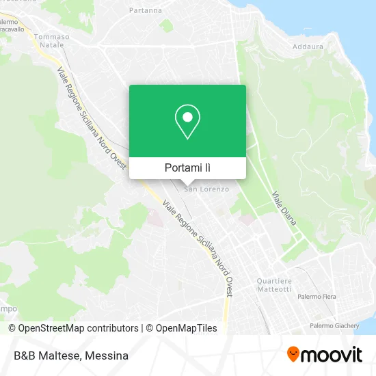 Mappa B&B Maltese