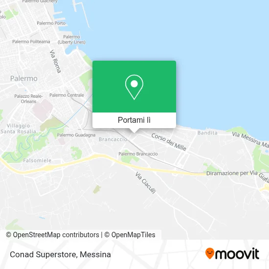 Mappa Conad Superstore