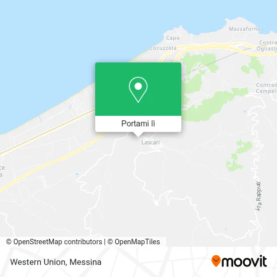 Mappa Western Union
