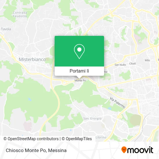 Mappa Chiosco Monte Po