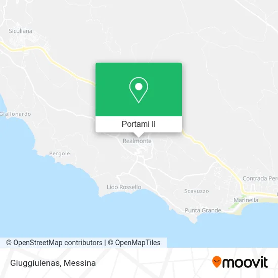 Mappa Giuggiulenas