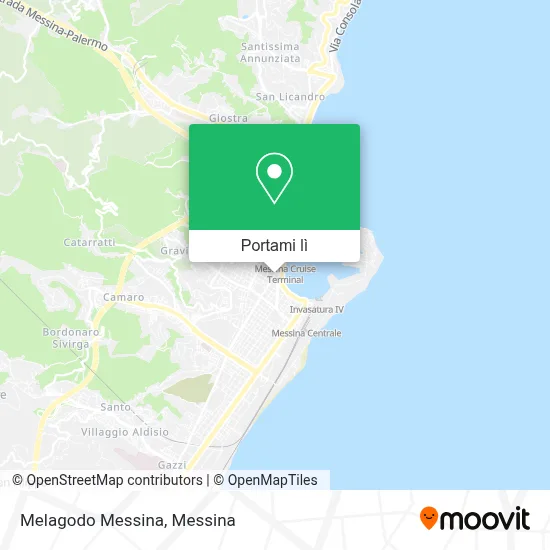 Mappa Melagodo Messina