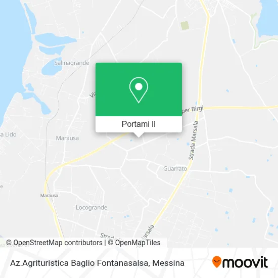 Mappa Az.Agrituristica Baglio Fontanasalsa