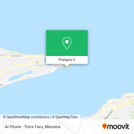 Mappa Al Pilone - Torre Faro