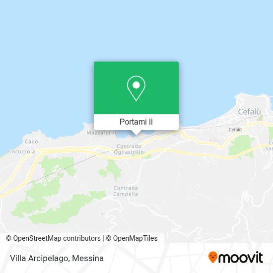 Mappa Villa Arcipelago