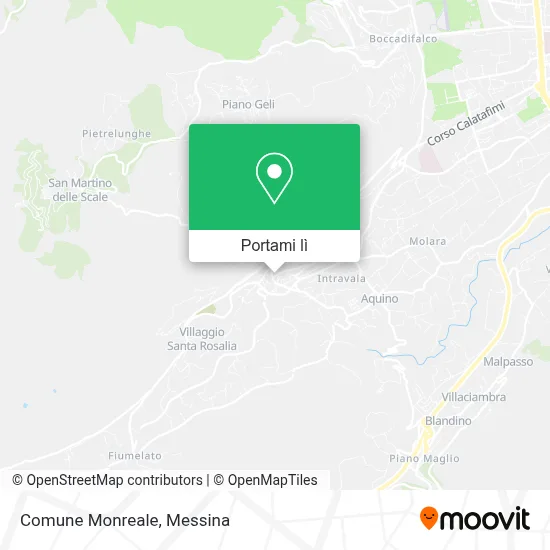 Mappa Comune Monreale