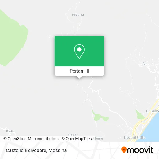 Mappa Castello Belvedere