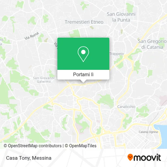 Mappa Casa Tony
