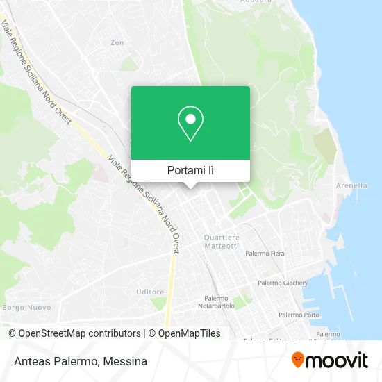 Mappa Anteas Palermo