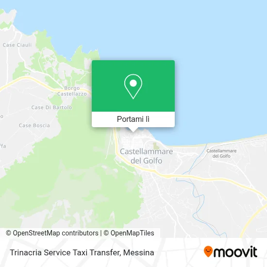 Mappa Trinacria Service Taxi Transfer