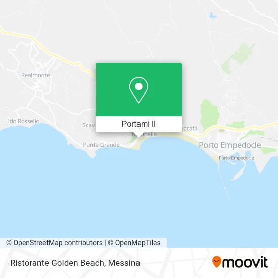 Mappa Ristorante Golden Beach