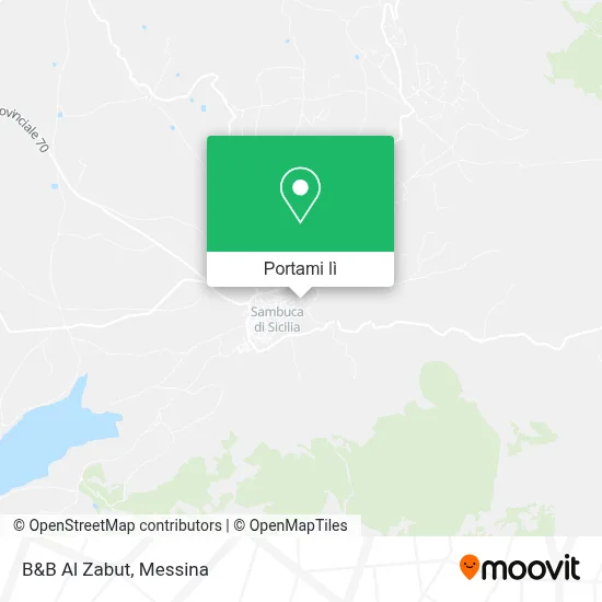 Mappa B&B Al Zabut