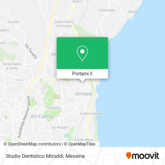 Mappa Studio Dentistico Miroddi