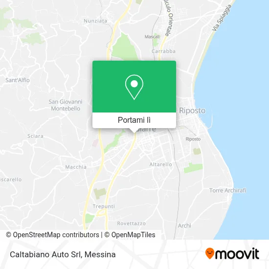 Mappa Caltabiano Auto Srl