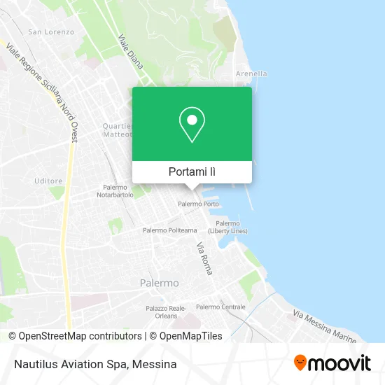 Mappa Nautilus Aviation Spa