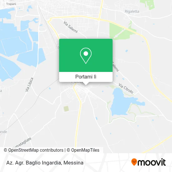Mappa Az. Agr. Baglio Ingardia