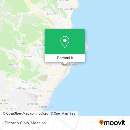 Mappa Pizzeria Ciola