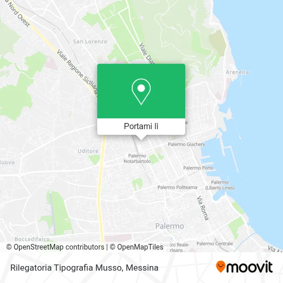 Mappa Rilegatoria Tipografia Musso