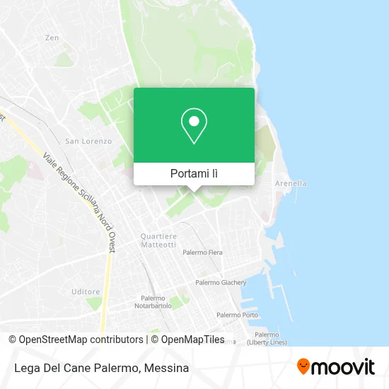 Mappa Lega Del Cane Palermo