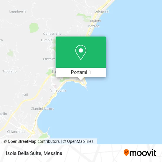 Mappa Isola Bella Suite