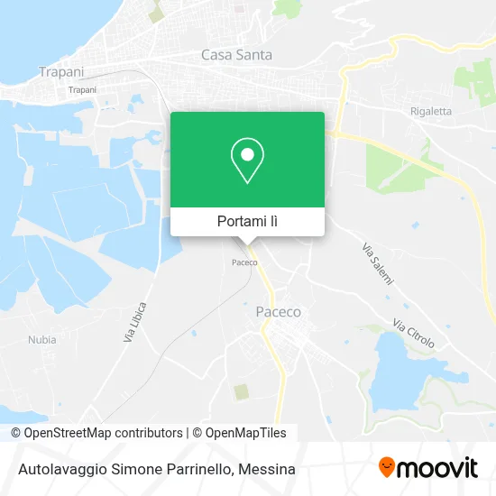 Mappa Autolavaggio Simone Parrinello