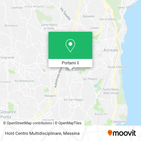 Mappa Hold Centro Multidisciplinare