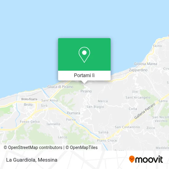 Mappa La Guardiola