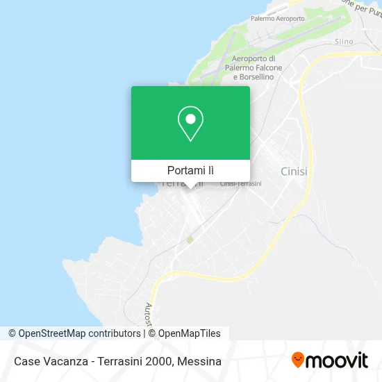 Mappa Case Vacanza - Terrasini 2000
